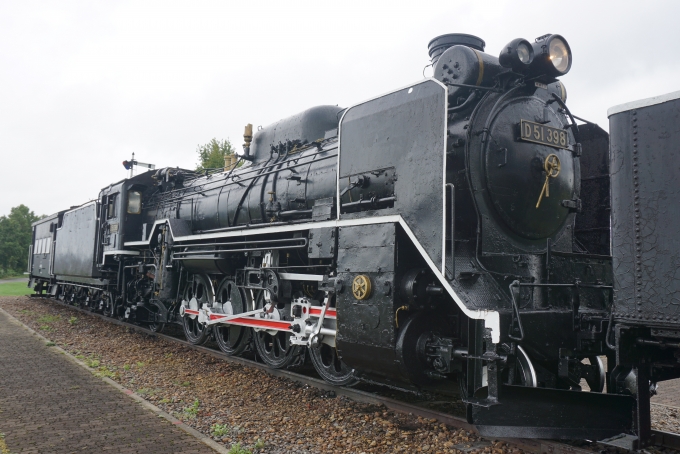 鉄道フォト・写真：国鉄D51形蒸気機関車 D51 398 名寄駅 鉄道フォト・写真 by トレインさん - 撮影日 2021/08/26 13:35