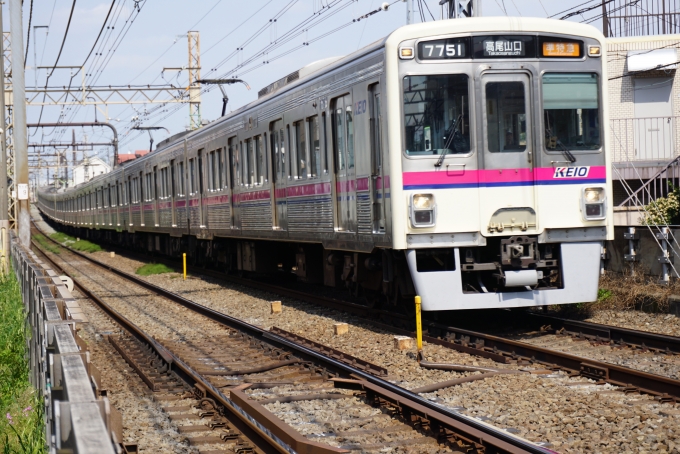 京王電鉄 京王7000系電車 準特急高尾山口行き 7751 下高井戸駅 京王 鉄道フォト 写真 By トレインさん レイルラボ Raillab