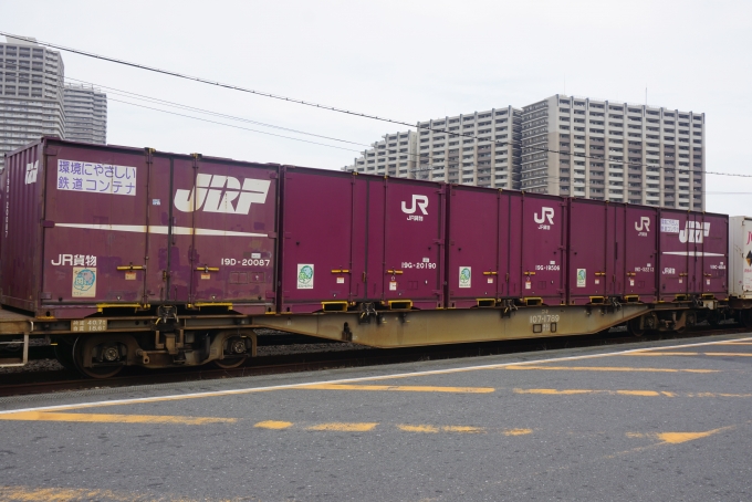 Jr貨物コキ100系貨車 コキ107 17 隅田川駅 鉄道フォト 写真 By トレインさん レイルラボ Raillab