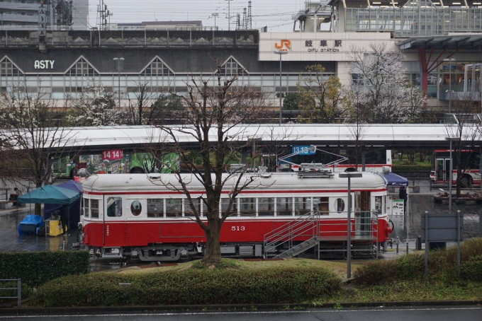 美濃電気軌道セミボ510形電車 513 岐阜駅 鉄道フォト・写真 by トレインさん レイルラボ(RailLab)