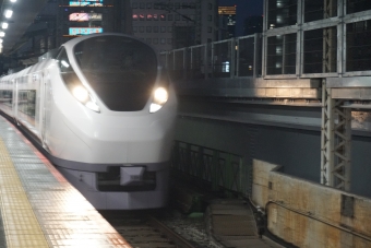 JR東日本 クハE656形 ときわ(特急) クハE656-15 鉄道フォト・写真 by トレインさん 新橋駅 (JR)：2024年01月20日17時ごろ