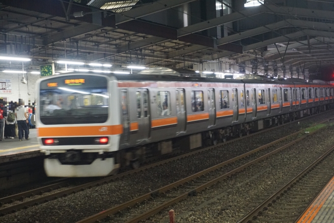 鉄道フォト・写真：JR東日本209系電車 クハ209-508 新秋津駅 鉄道フォト・写真 by トレインさん - 撮影日 2024/07/06 22:46