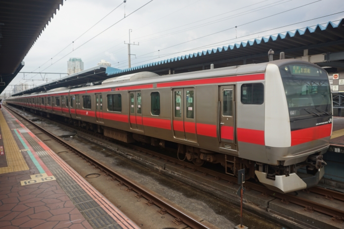 鉄道フォト・写真：JR東日本E233系電車 クハE232-5019 海浜幕張駅 鉄道フォト・写真 by トレインさん - 撮影日 2024/07/13 16:05