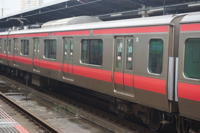 鉄道フォト・写真：JR東日本E233系電車 モハE232-5201 海浜幕張駅 鉄道フォト・写真 by トレインさん - 撮影日 2024/07/13 16:10