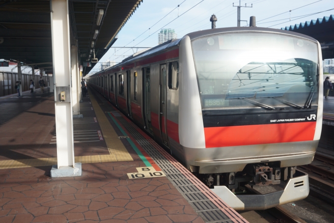 鉄道フォト・写真：JR東日本E233系電車 クハE232-5016 海浜幕張駅 鉄道フォト・写真 by トレインさん - 撮影日 2024/08/10 16:25