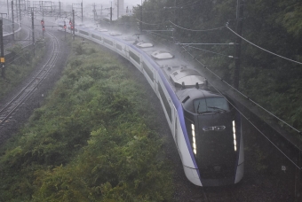 JR東日本E353系電車 あずさ(特急) 鉄道フォト・写真 by おなだいさん 岡谷駅：2021年08月14日10時ごろ