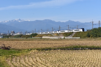JR東日本E353系電車 あずさ(特急) 鉄道フォト・写真 by おなだいさん みどり湖駅：2021年10月24日12時ごろ