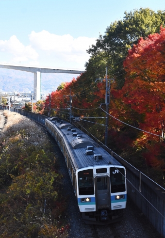 JR東日本 クハ210形 クハ210-1008 鉄道フォト・写真 by おなだいさん 岡谷駅：2021年11月07日10時ごろ