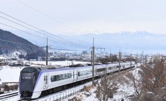 JR東日本E353系電車 あずさ(特急) 鉄道フォト・写真 by おなだいさん みどり湖駅：2022年02月13日10時ごろ