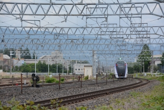 JR東日本E353系電車 あずさ(特急) 鉄道フォト・写真 by おなだいさん 塩尻駅：2019年05月31日12時ごろ