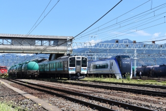 JR東日本E353系電車 鉄道フォト・写真 by おなだいさん 南松本駅：2019年08月31日10時ごろ