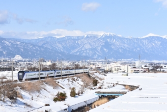 JR東日本E353系電車 あずさ(特急) 鉄道フォト・写真 by おなだいさん みどり湖駅：2023年02月12日10時ごろ