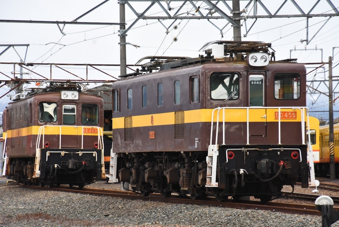 鉄道フォト・写真：三岐鉄道ED45形電気機関車 ED459 保々駅 鉄道フォト・写真 by おなだいさん - 撮影日 2022/12/26 09:35