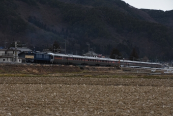 JR東日本E26系客車 カシオペア信州 鉄道フォト・写真 by おなだいさん 冠着駅：2020年01月26日07時ごろ