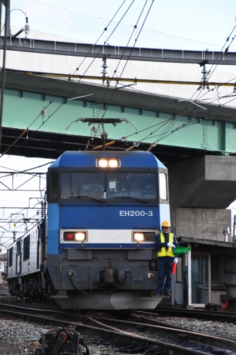 JR貨物 EH200形 EH200-3 鉄道フォト・写真 by おなだいさん 篠ノ井駅 (JR)：2024年01月01日08時ごろ
