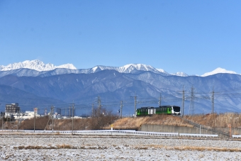 JR東日本 HB-E302形 リゾートビュー諏訪湖 HB-E302-2 鉄道フォト・写真 by おなだいさん みどり湖駅：2024年01月14日10時ごろ