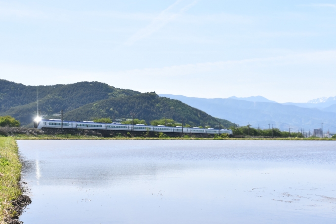 JR東日本E353系電車 あずさ(特急) 鉄道フォト・写真 by おなだいさん みどり湖駅：2024年05月05日14時ごろ
