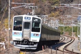 JR東日本 クハ211形 クハ211-3 鉄道フォト・写真 by おなだいさん 小淵沢駅：2020年11月28日11時ごろ