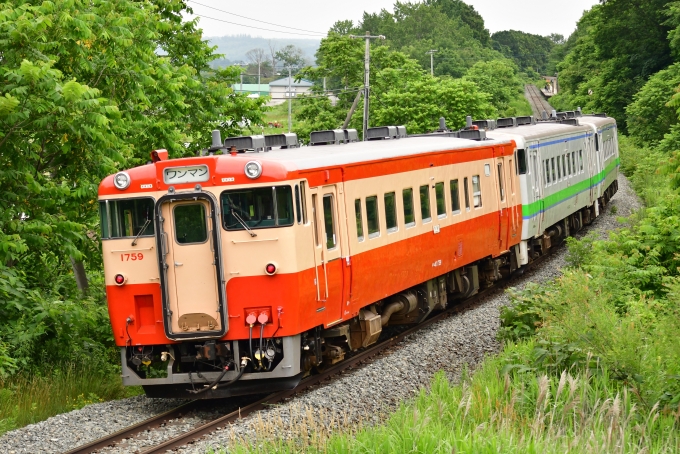 JR北海道 キハ40形 キハ40 1759 鉄道フォト・写真 by papaさん 大成駅：2021年07月14日08時ごろ