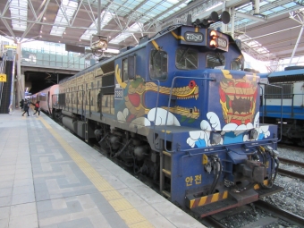韓国鉄道公社 7300型 南道海洋列車（S-Train） 7380 鉄道フォト・写真 by papaさん ：2015年01月31日07時ごろ