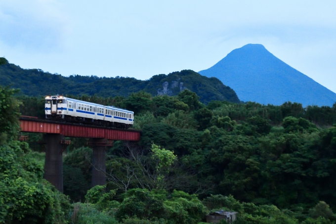 鉄道フォト・写真：JR九州 国鉄キハ40系気動車 西頴娃駅 鉄道フォト・写真 by papaさん - 撮影日 2022/06/07 19:14