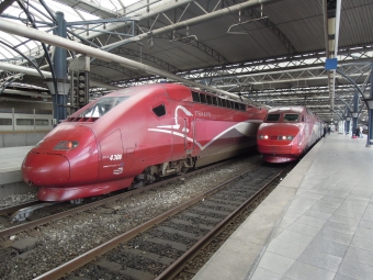 ベルギー国鉄 Thalys 鉄道フォト・写真 by じぃじ＆ばぁばさん ：2016年08月07日20時ごろ