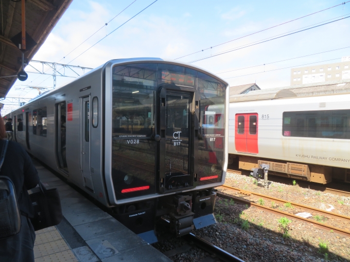 鉄道フォト・写真：JR九州817系電車 クモハ817-28 鳥栖駅 鉄道フォト・写真 by kinokuniさん - 撮影日 2024/06/21 09:18