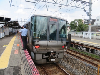 JR西日本 クハ222形 クハ222-7 鉄道フォト・写真 by kinokuniさん 和泉鳥取駅：2020年07月05日11時ごろ