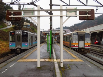 JR東日本 鉄道フォト・写真 by kinokuniさん 南小谷駅：2020年12月12日11時ごろ