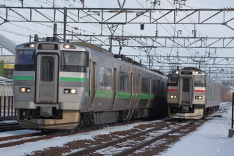 JR北海道 クハ733形 クハ733-3205 鉄道フォト・写真 by mr.golfさん ：2018年12月20日13時ごろ