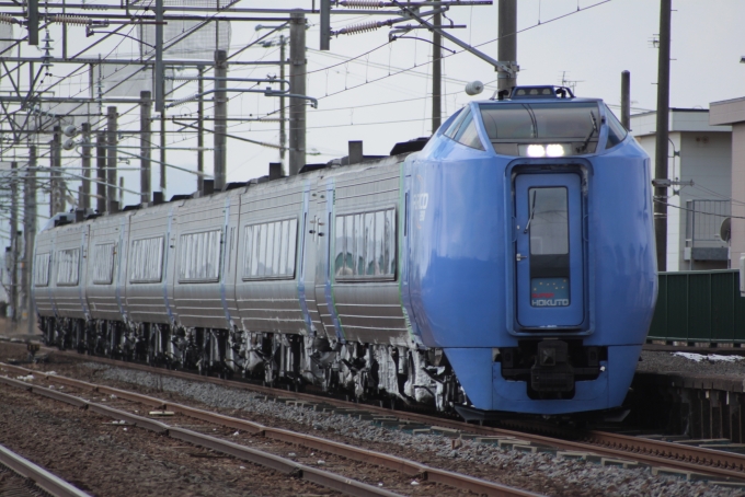 鉄道フォト・写真：JR北海道キハ281系気動車 スーパー北斗 キハ281-901 錦岡駅 鉄道フォト・写真 by mr.golfさん - 撮影日 2019/01/22 12:03