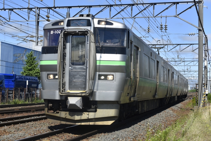 鉄道フォト・写真：JR北海道733系電車  クハ733-102 苗穂ストレート 鉄道フォト・写真 by mr.golfさん - 撮影日 2024/06/26 14:39