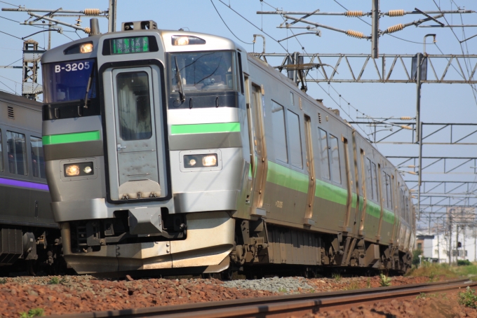 鉄道フォト・写真：JR北海道733系電車  クハ733-3205 上白石橋 鉄道フォト・写真 by mr.golfさん - 撮影日 2024/07/02 15:03