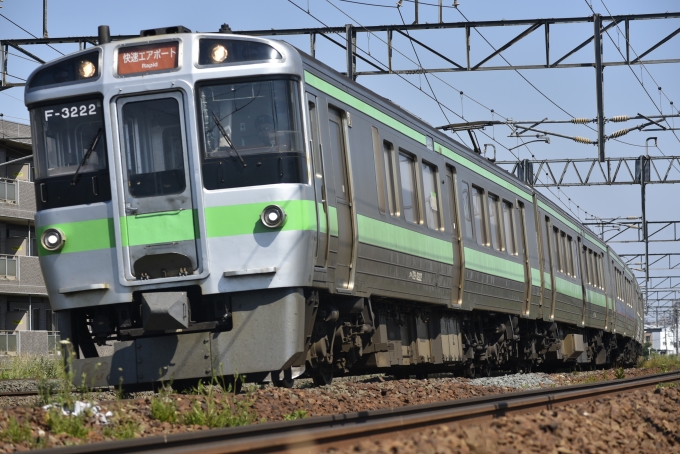 鉄道フォト・写真：JR北海道721系電車  クハ721-3222 上白石橋 鉄道フォト・写真 by mr.golfさん - 撮影日 2024/07/02 14:27