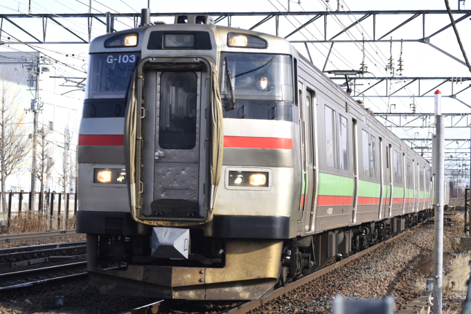 JR北海道731系電車 クハ731-103 苗穂ストレート 鉄道フォト・写真 by