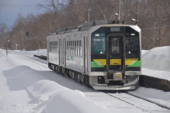 JR北海道 H100形 H100-2 鉄道フォト・写真 by koreanrailfanさん 然別駅：2024年03月06日10時ごろ