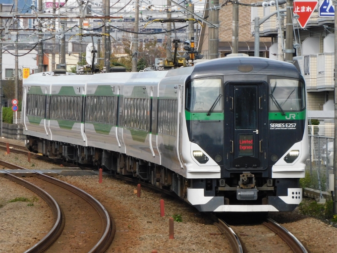 JR東日本E257系電車 鉄道フォト・写真 by Ome  Rapidさん 小作駅：2021年11月07日08時ごろ