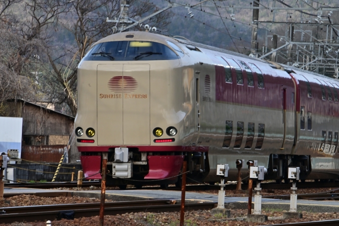 鉄道フォト・写真：JR西日本 285系 サンライズ瀬戸・出雲 上郡駅 (JR) 鉄道フォト・写真 by OtakuOyajiさん - 撮影日 2021/03/20 07:22