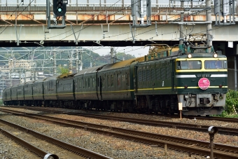 JR西日本 トワイライトエクスプレス(特急) EF81 44 鉄道フォト・写真 by kaz787さん 島本駅：2014年11月08日12時ごろ