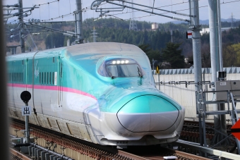 JR東日本 E500系 鉄道フォト・写真 by hd乗りさん 新青森駅：2019年04月28日07時ごろ