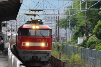JR貨物 EF510形 レッドサンダー EF510-6 鉄道フォト・写真 by hd乗りさん 山崎駅 (京都府)：2019年06月22日15時ごろ