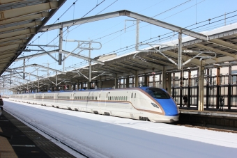 JR東日本 E7・W7系新幹線電車 鉄道フォト・写真 by はちとたさん 熊谷駅 (JR)：2014年02月09日11時ごろ