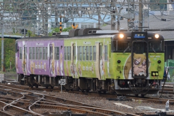 JR西日本 砂かけばばあ列車 キハ47　2019 鉄道フォト・写真 by Cherry blossomsさん 米子駅：2016年05月01日18時ごろ