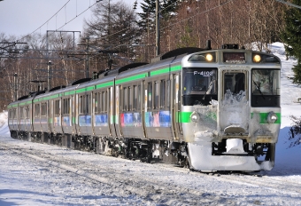JR北海道721系電車 快速エアポート 鉄道フォト・写真 by hirohiro77さん 上野幌駅：2012年01月14日13時ごろ