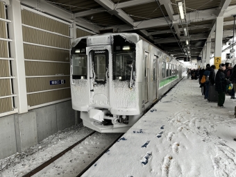 JR北海道 H100形 H100-5 鉄道フォト・写真 by SM-CaRDesさん 倶知安駅：2024年02月01日09時ごろ