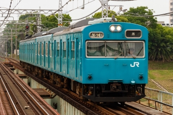 JR西日本 国鉄103系電車 鉄道フォト・写真 by shingenさん 浅香駅：2012年06月24日15時ごろ