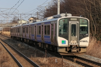 JR東日本 HB-E211形 HB-E211-4 鉄道フォト・写真 by shingenさん 国府多賀城駅：2021年02月21日14時ごろ