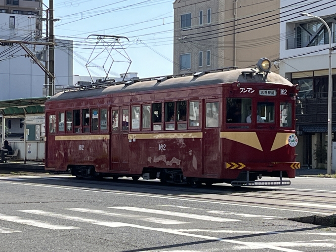 鉄道フォト・写真：阪堺電気軌道モ161形電車 　 162 神明町停留場 鉄道フォト・写真 by ますたぁさん - 撮影日 2024/05/04 09:05