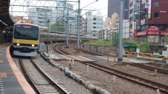 JR東日本 鉄道フォト・写真 by gomagoma18さん 飯田橋駅 (JR)：2019年04月27日00時ごろ