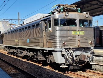 JR貨物 国鉄EF81形電気機関車 EF81 303 鉄道フォト・写真 by キハ183kuroさん 延岡駅 (JR)：2021年10月01日13時ごろ